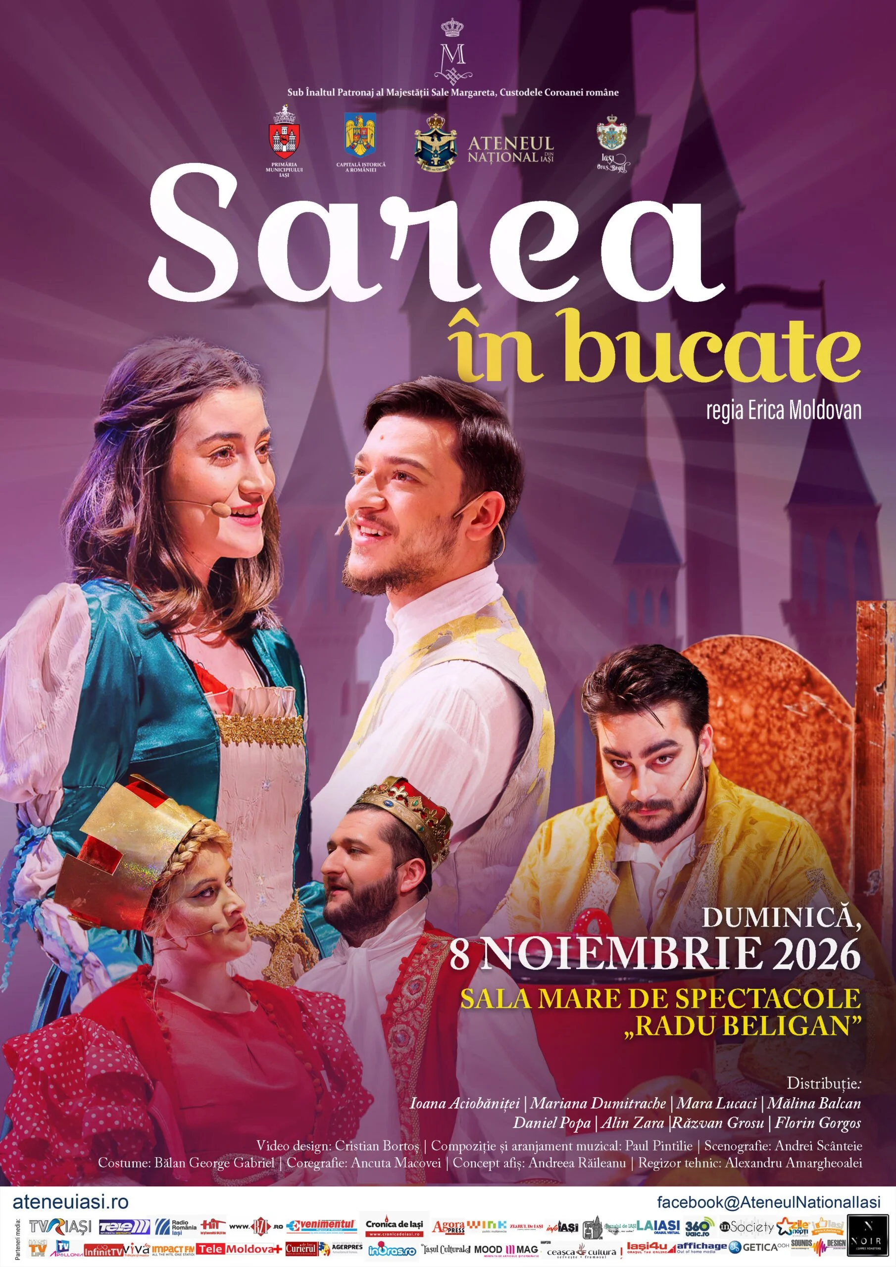 „Sarea în bucate”, spectacol pentru copii la Ateneul Național Iași