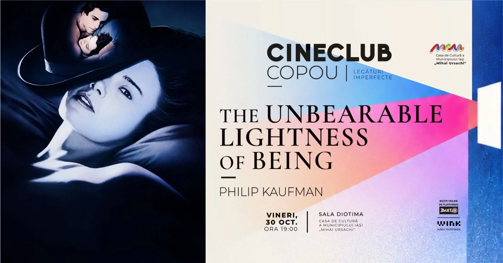 𝑰𝒏𝒔𝒖𝒑𝒐𝒓𝒕𝒂𝒃𝒊𝒍𝒂 𝒖𝒔̦𝒖𝒓𝒂̆𝒕𝒂𝒕𝒆 𝒂 𝒇𝒊𝒊𝒏𝒕̦𝒆𝒊, la CinemaClub Copou, în 30 octombrie