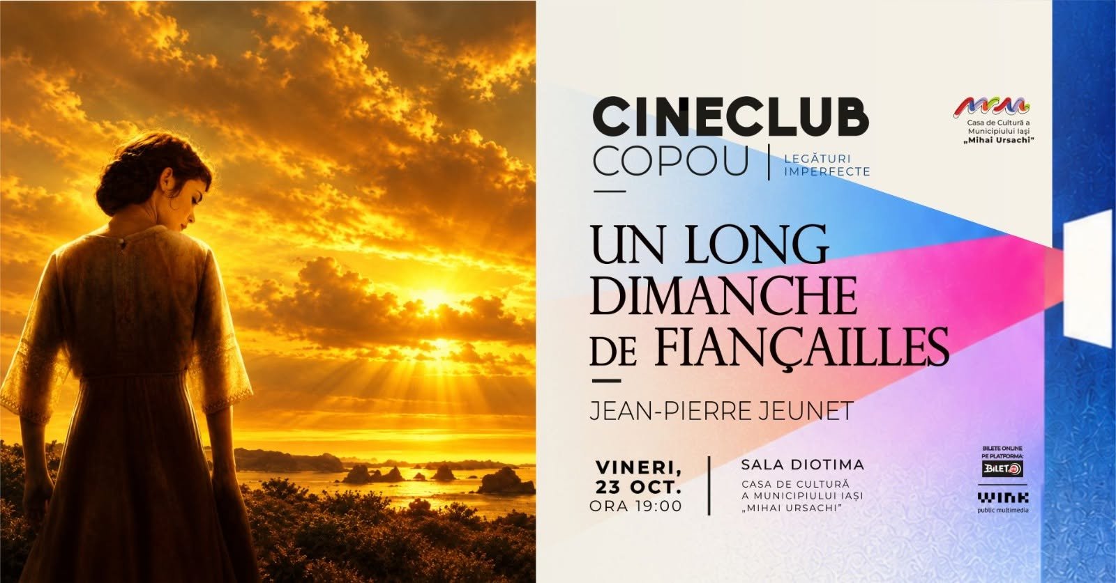 „𝗨𝗻 𝗹𝗼𝗻𝗴 𝗱𝗶𝗺𝗮𝗻𝗰𝗵𝗲 𝗱𝗲 𝗳𝗶𝗮𝗻𝗰̧𝗮𝗶𝗹𝗹𝗲𝘀”, la CinemaClub Copou în 23 octombrie