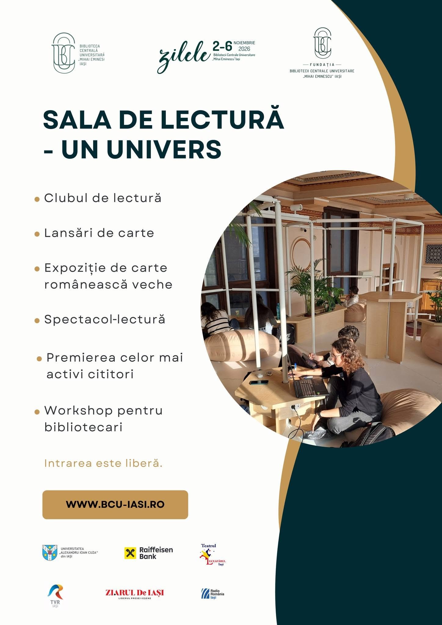 Zilele Bibliotecii Centrale Universitare „Mihai Eminescu”, 2-6 noiembrie