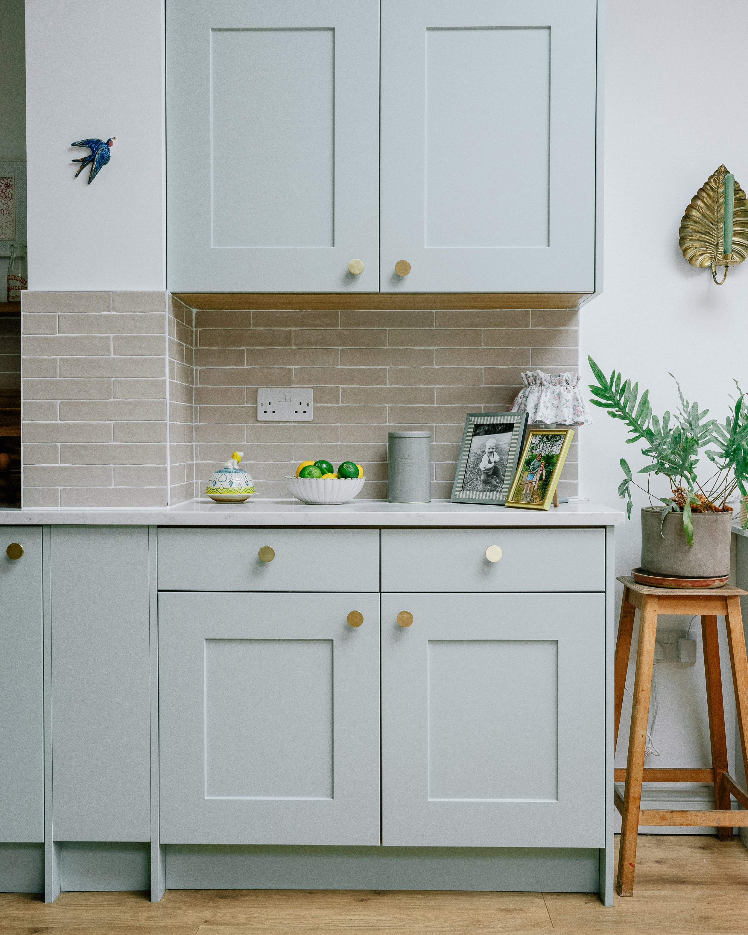 Duck Egg blue kitchen