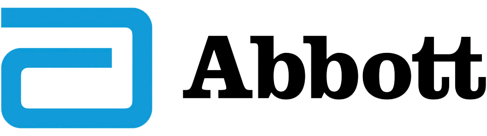 Microsoft Office logo with a blue square and a white letter 'A' next to the text 'Abbott'.