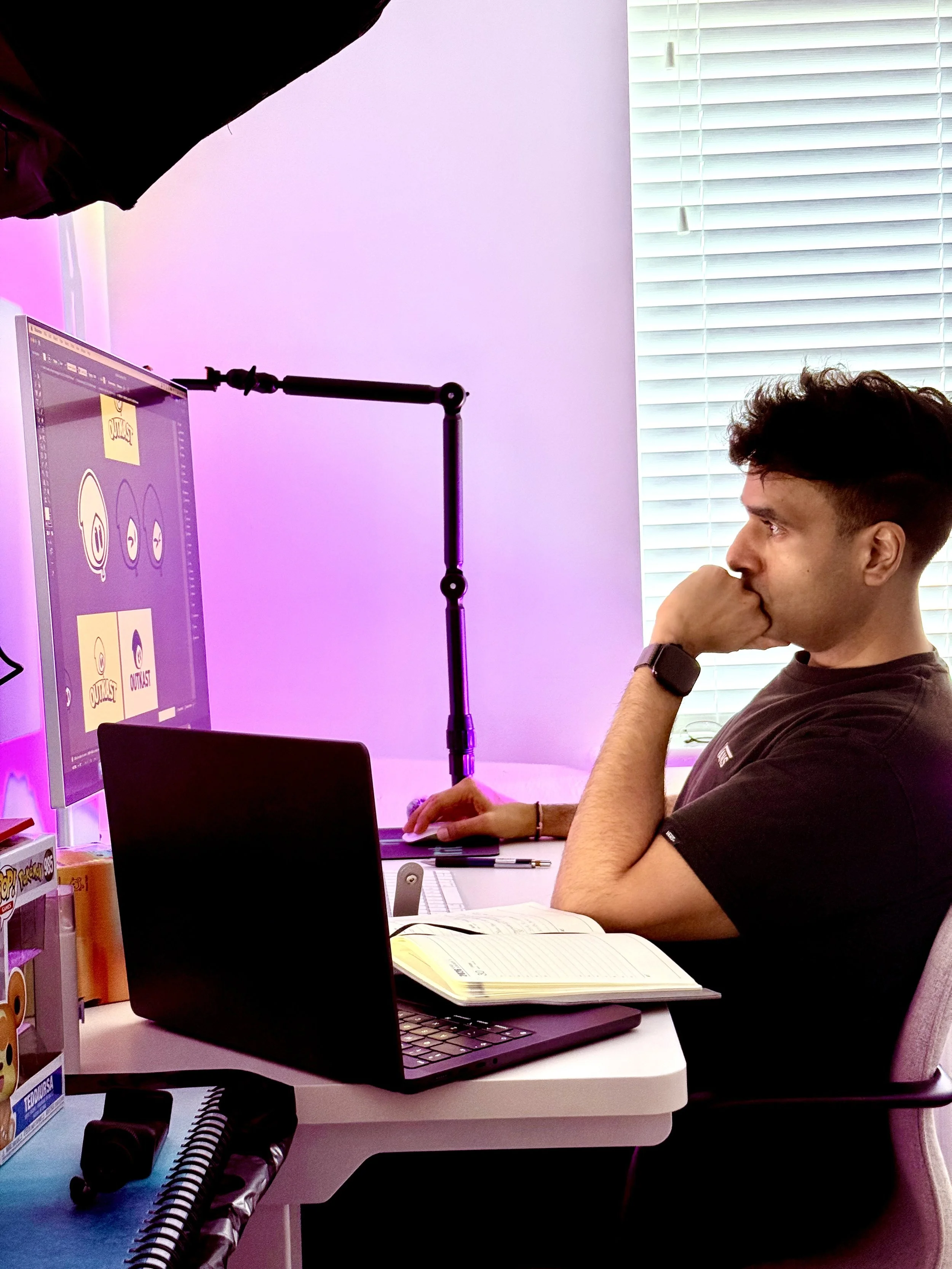 Graphic Designer, Brand Identity Creator, designing a Brand.