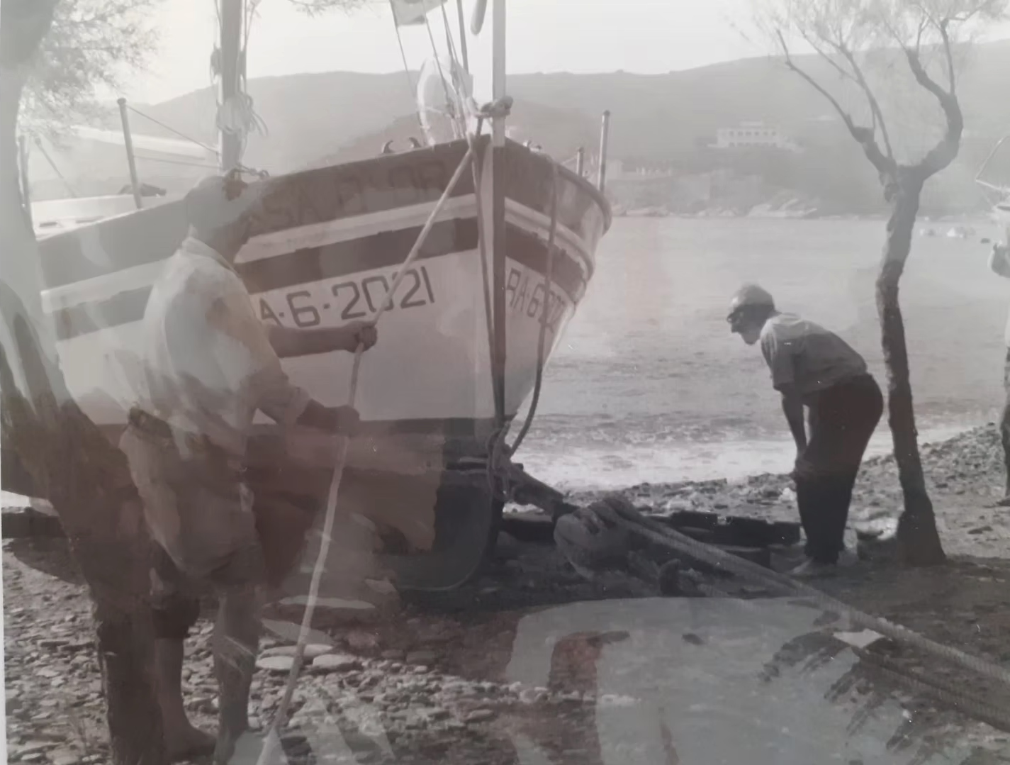 The original boat builder of Bellamar in Cadaqués, showcasing a century of local maritime craftsmanship.