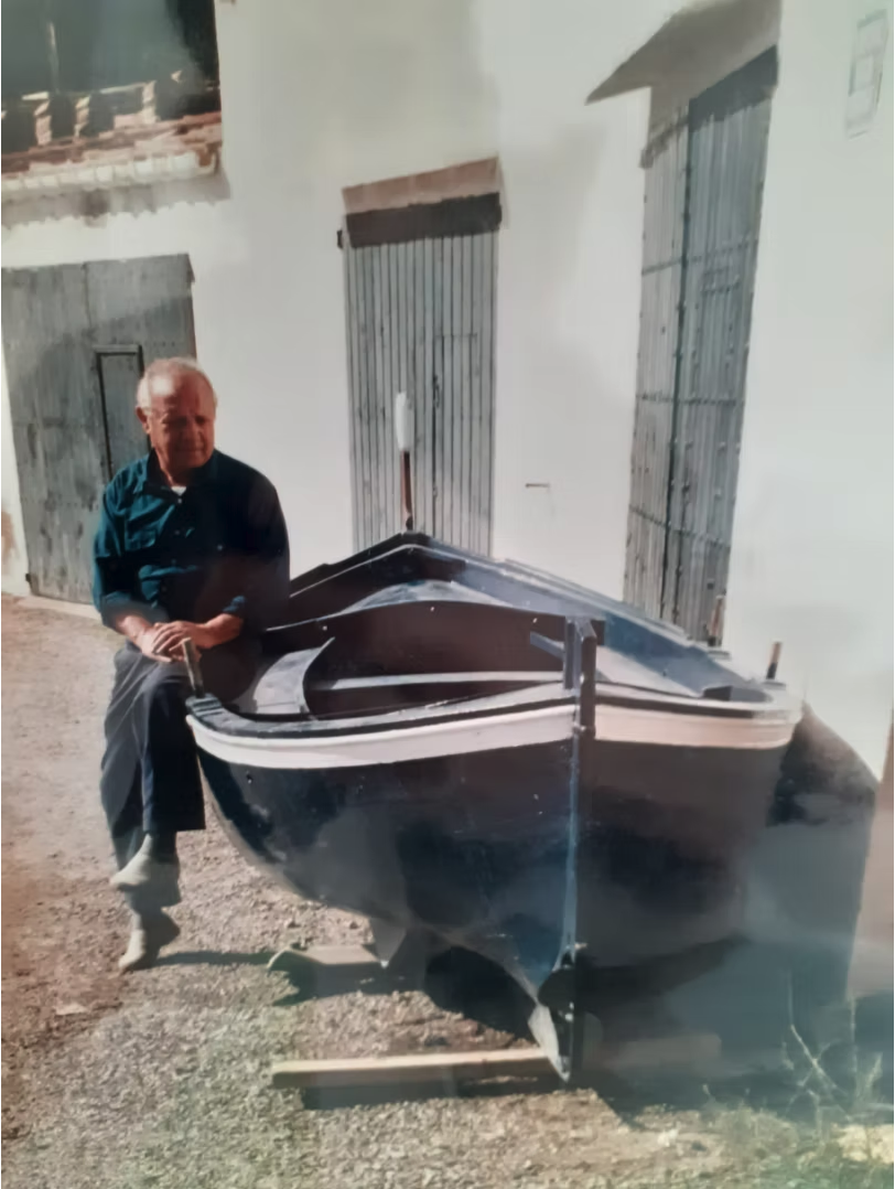 The original boat builder of Bellamar in Cadaques, Joan Nadal.