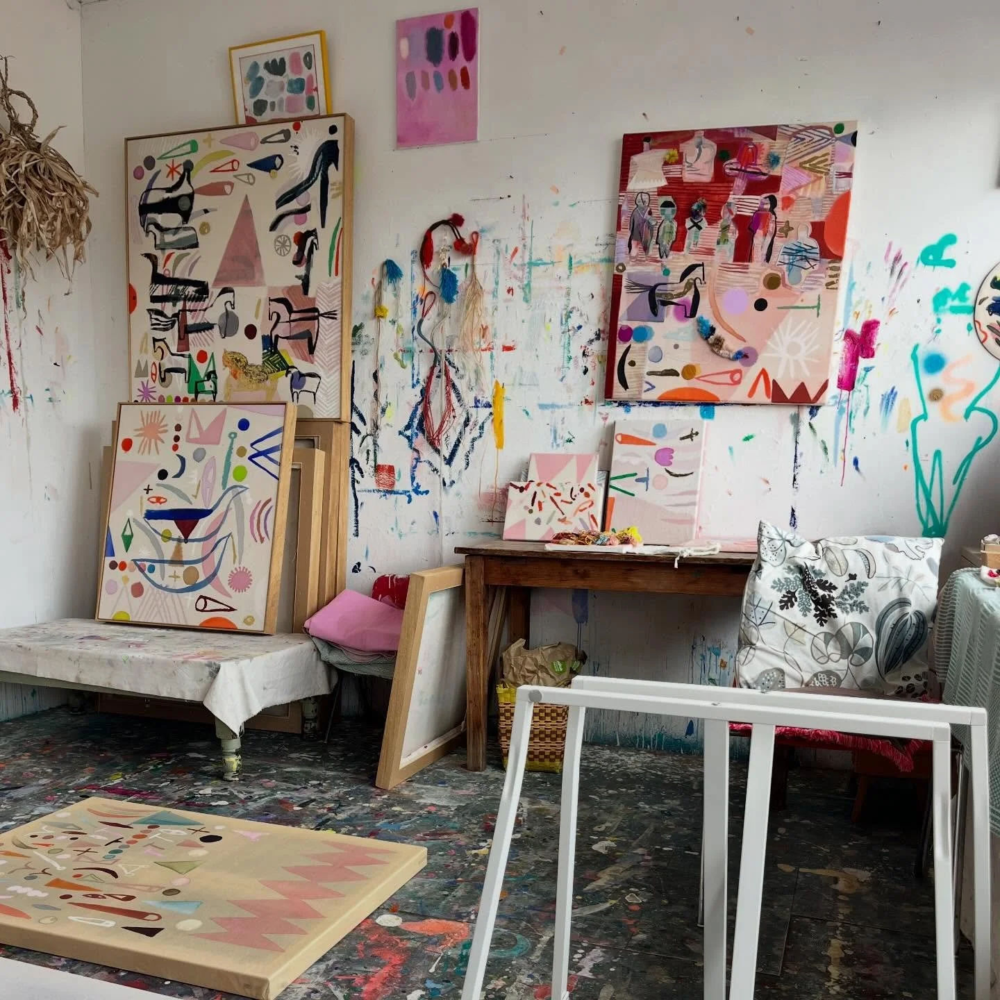 Back in the studio getting ready for a busy spring in Brighton. It will be the Artist Open Houses in May and I&rsquo;m opening our home this year after a break last year. Very excited about the lovely artists that will be joining me this year! Keep c