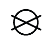 Black T-shirt icon with a stylized globe and orbit design
