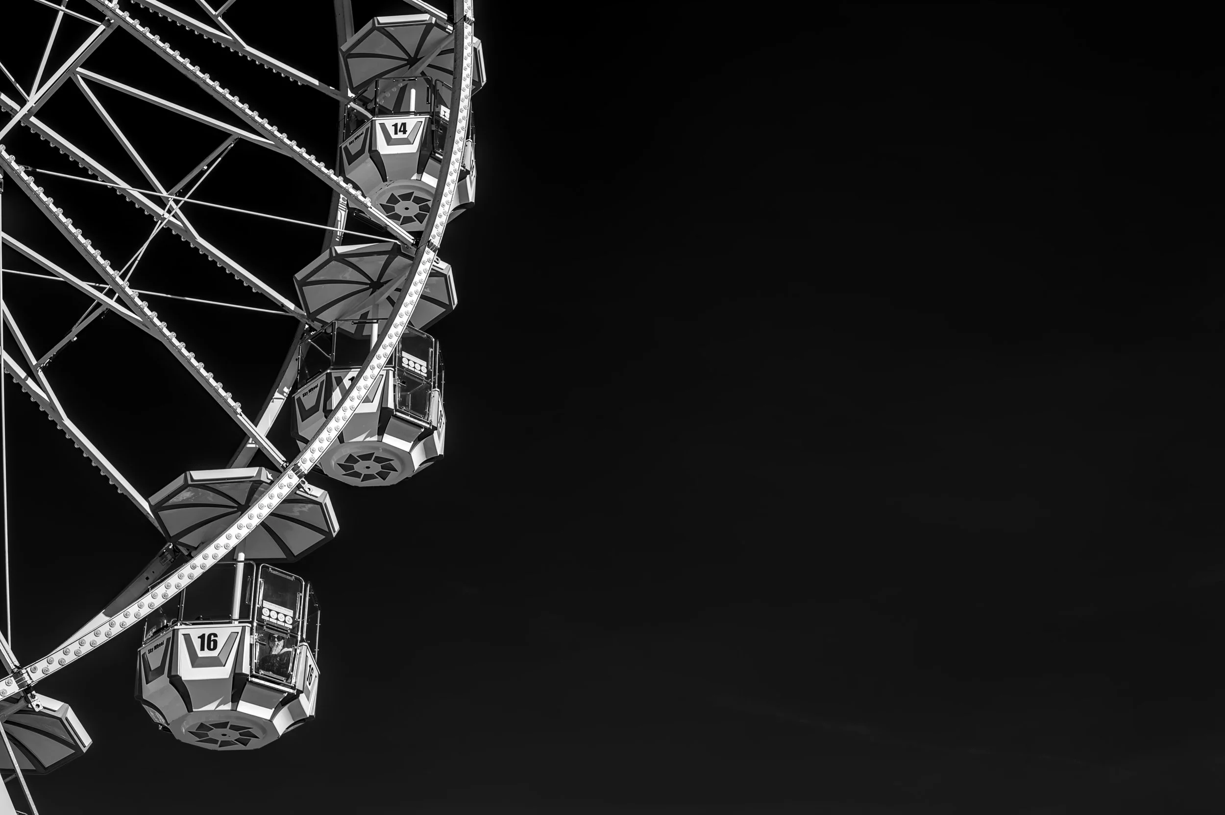 Carousel in the dark