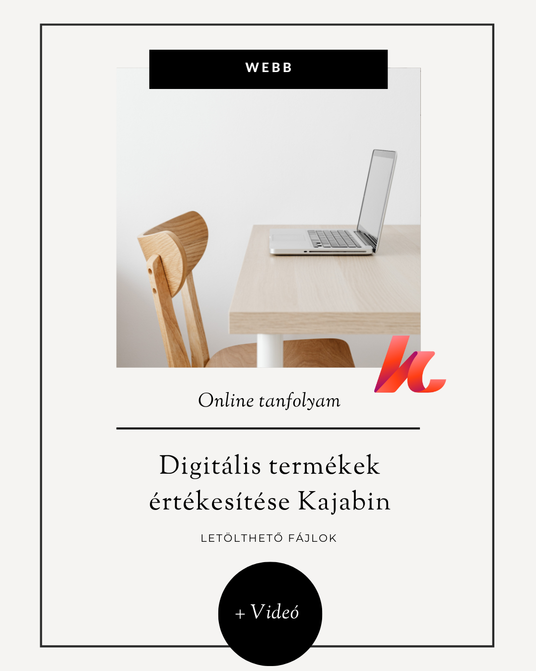 Digitális termékek értékesítése a Kajabin