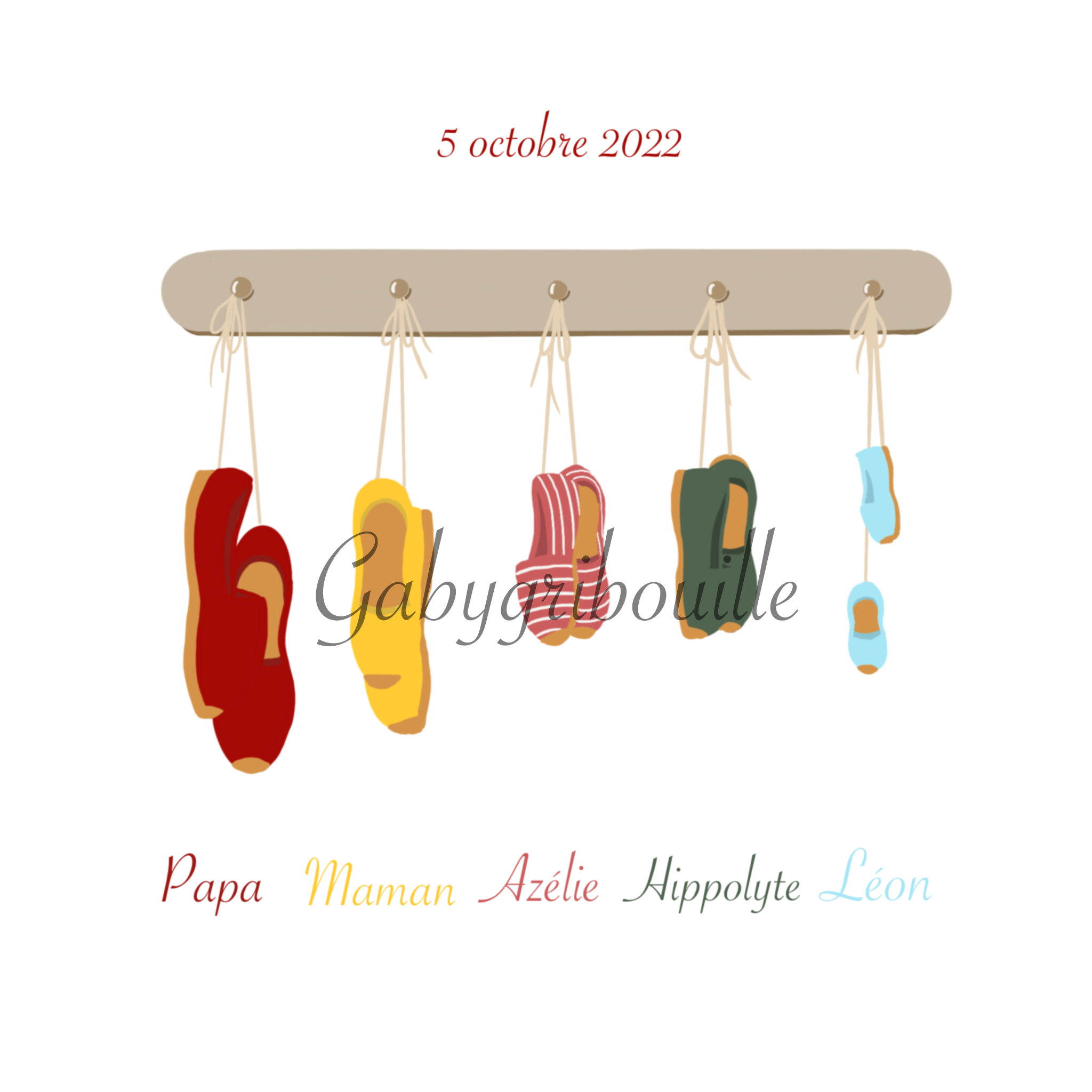 Faire part de naissance Léon