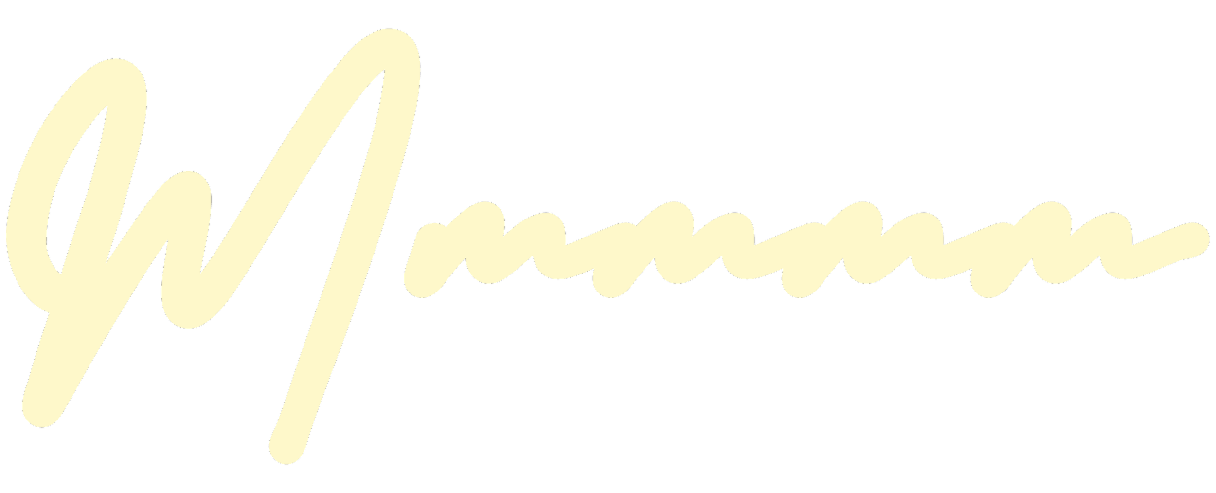 Een logo met de tekst 'Wimsee' in een sierlijk, cursief lettertype in een lichte beige kleur op een zwarte achtergrond.
