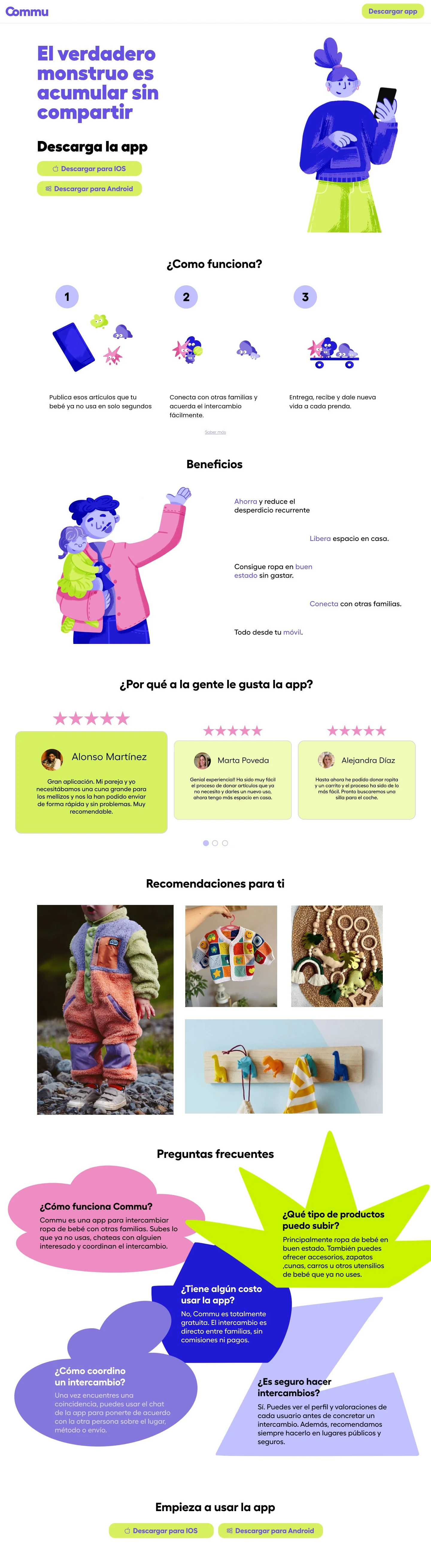 Diseño Landing Page UX/UI