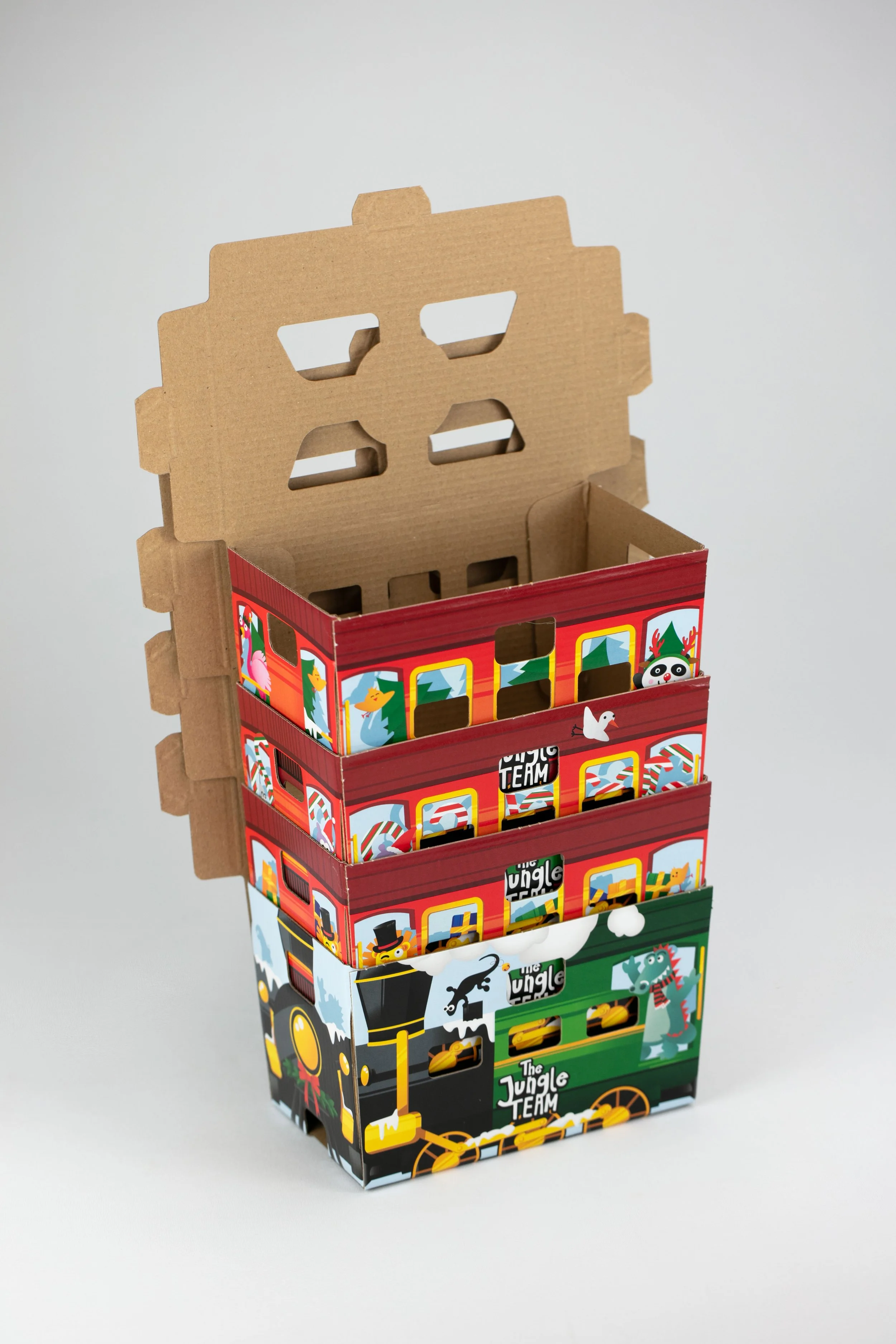 diseño estructural packaging apilable