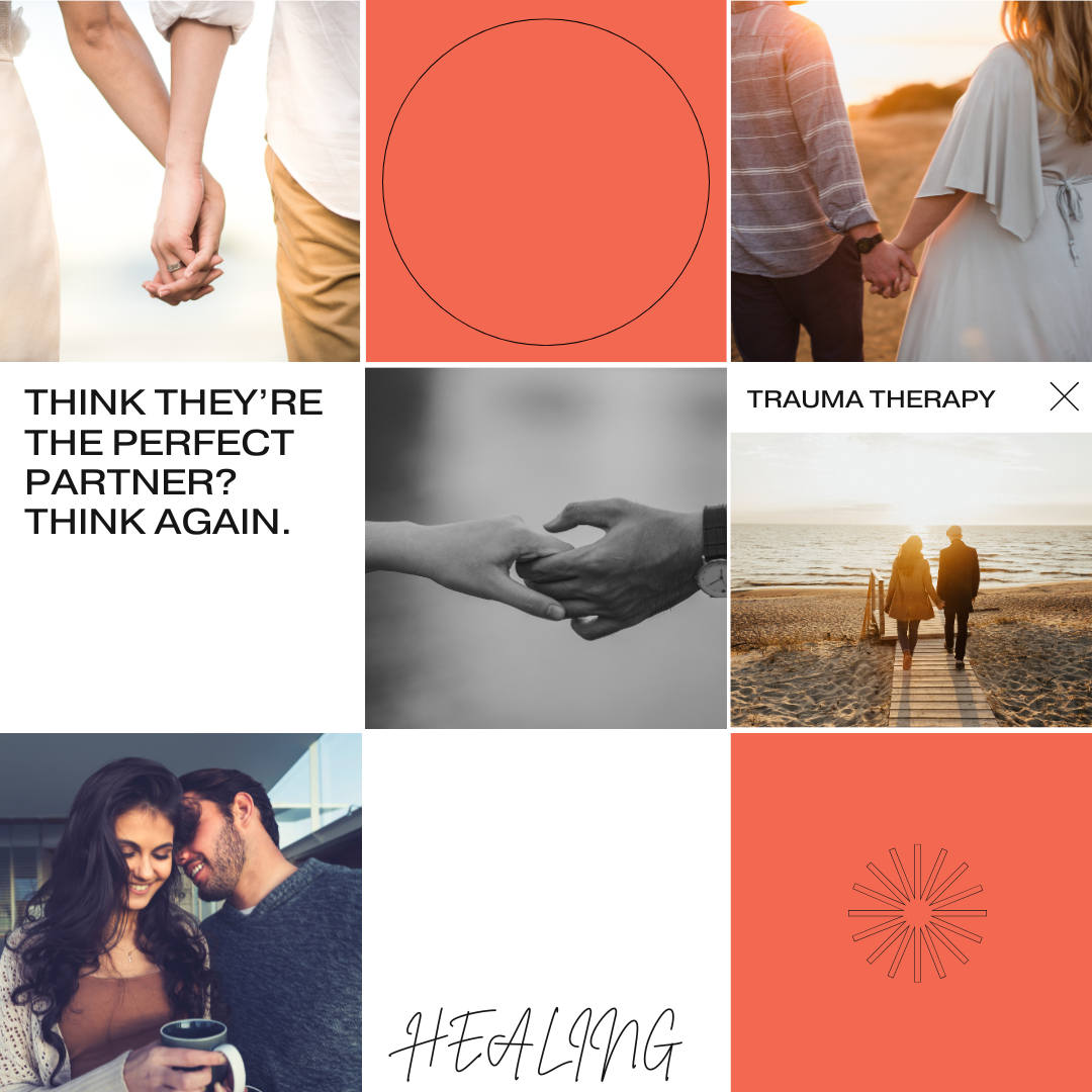 Mosaic by PA therapist Mariah Zur contrasting a seemingly perfect partner with the hidden need for trauma therapy.
