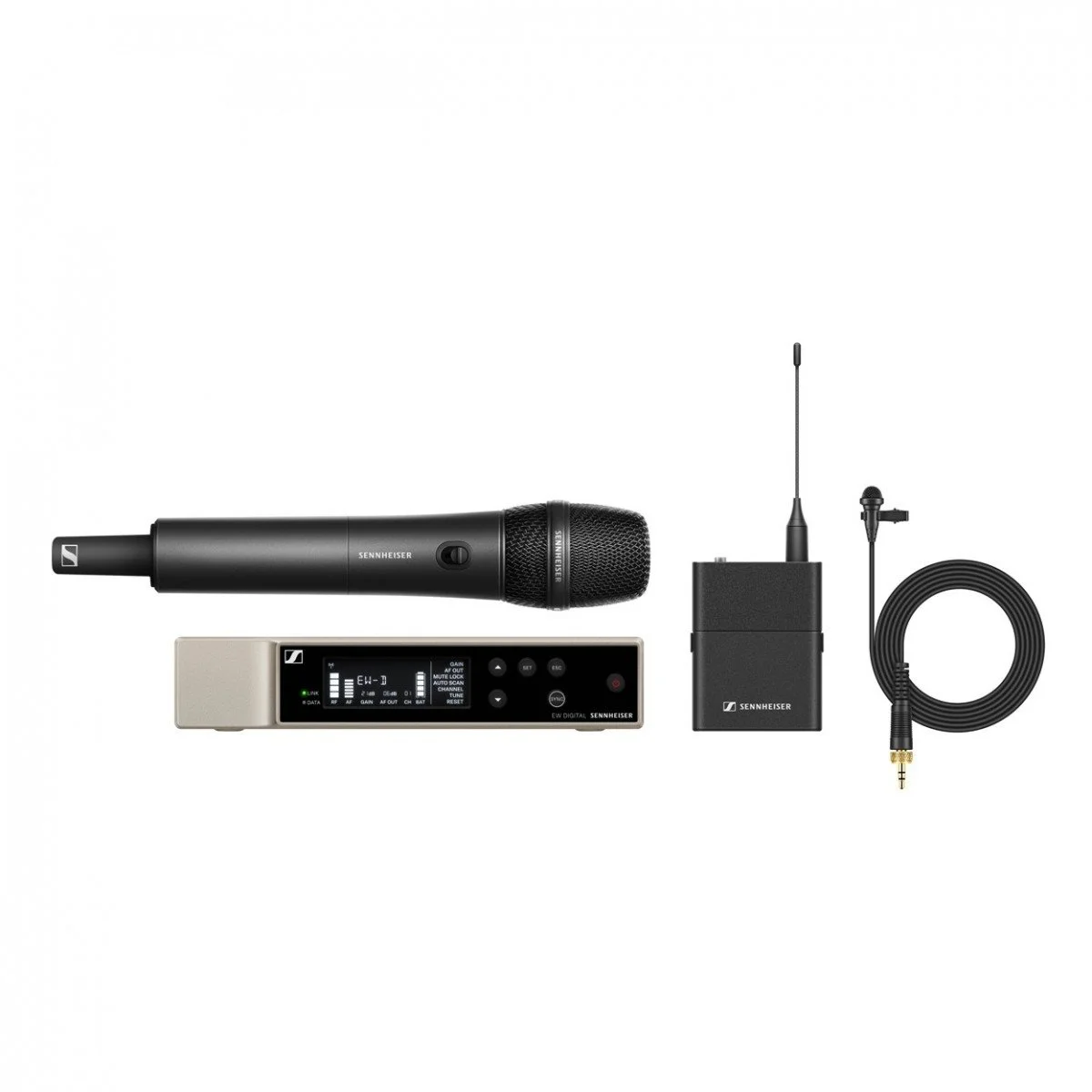 Sennheiser EW-D Dual Wireless System with ME2 and 835-S, (S1-7)