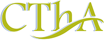 Logo with the text 'CTHA' in green with a curved underline.