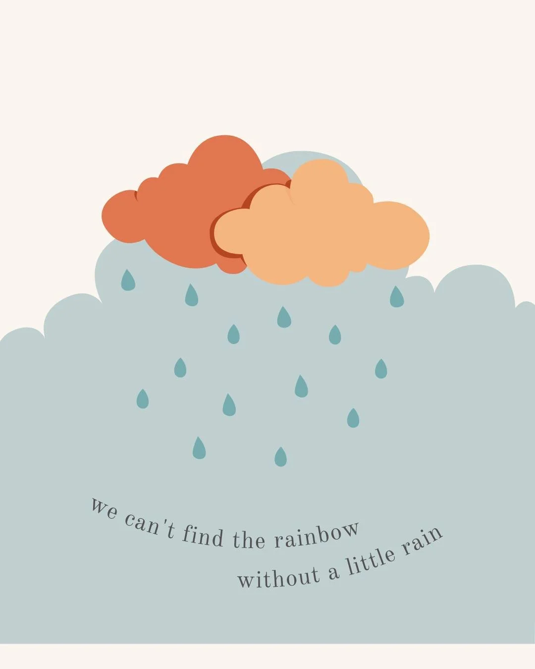Just a little reminder ☁️🌧️
Rainy moments aren&rsquo;t setbacks. They&rsquo;re part of the regulation cycle. Let the feeling move through.