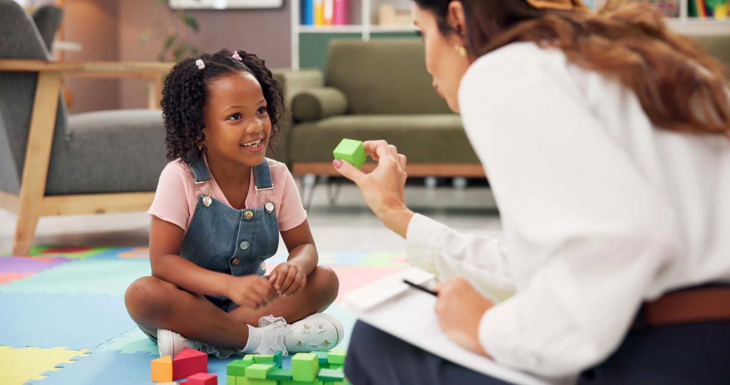 Little girl in Play Therapy in Hopkins, Minnesota