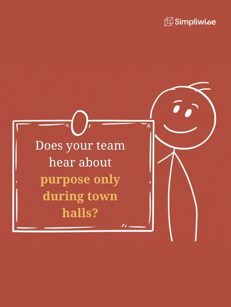 Does Your Team Hear About “Purpose” Only During Townhalls?