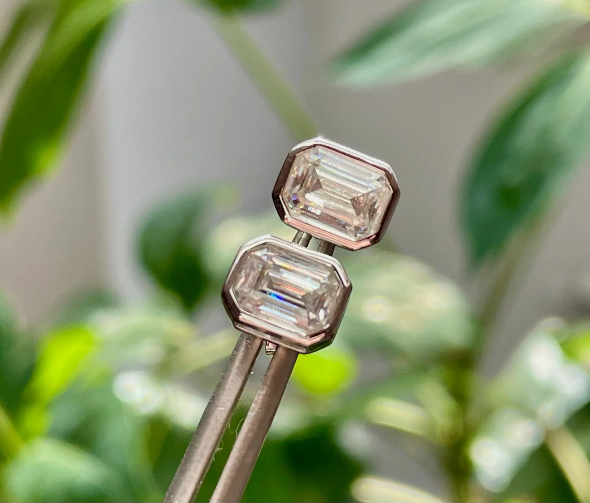 Emerald Cut Earrings
