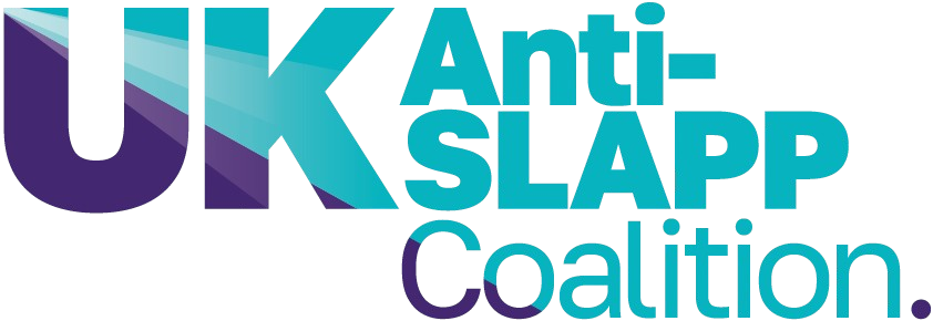 Logo of the UKSLAPP Coalition with stylized text and graphics.
