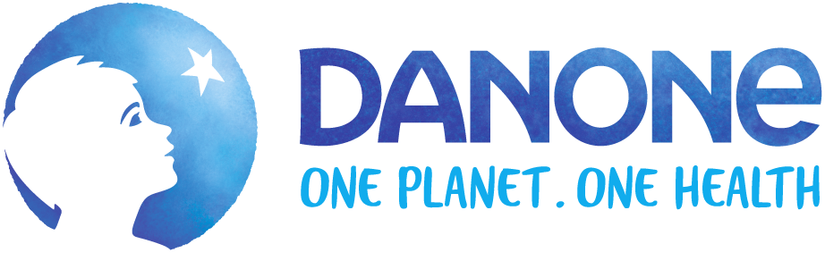 Logo featuring a white silhouette of a child's profile looking at a star within a blue circular background, next to text that says "Dance" in large, textured blue letters.