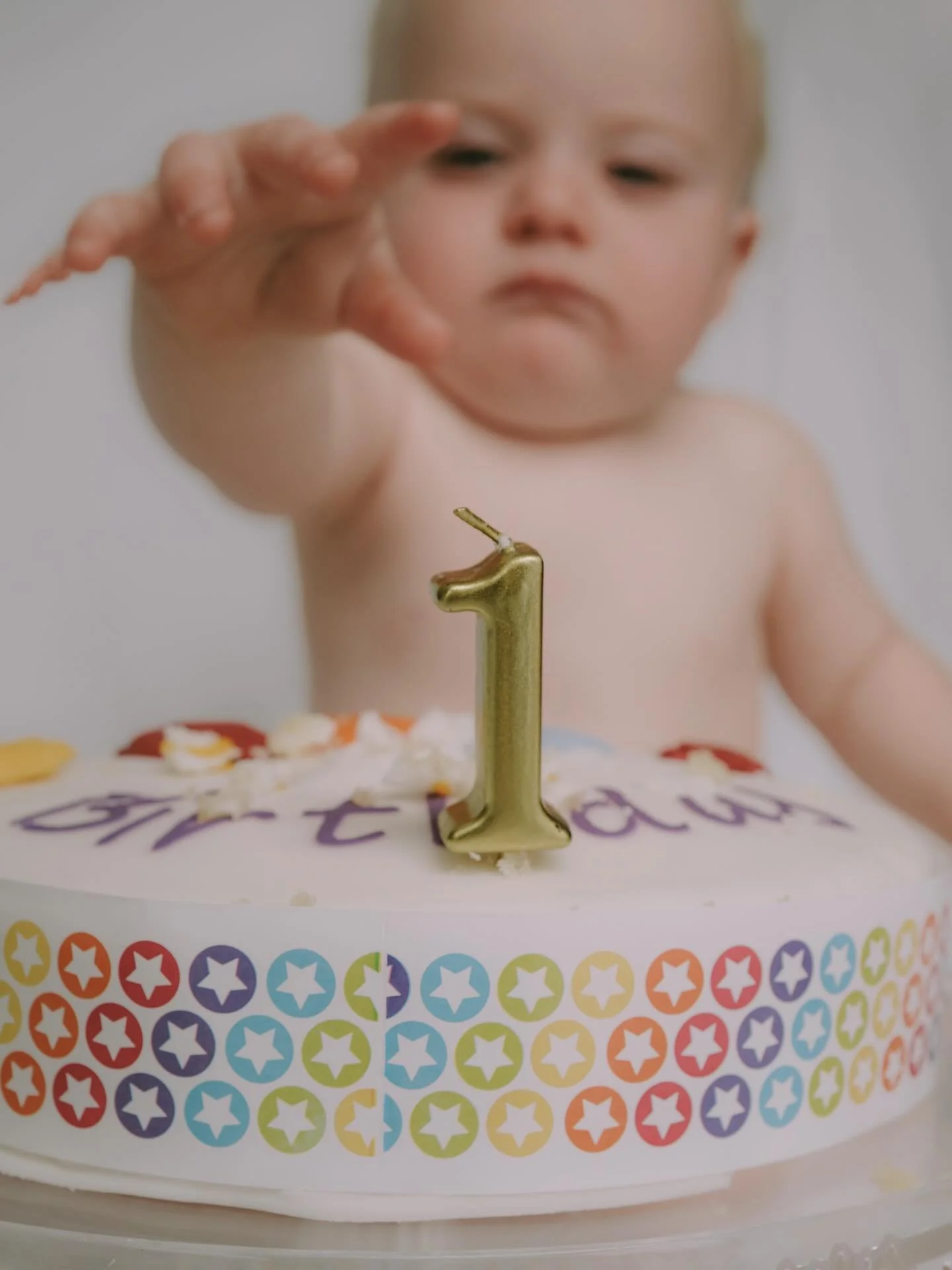 A cute lil cake smash to celebrate my boys 1st birthday! 🎂🎈1️⃣🎊❤️