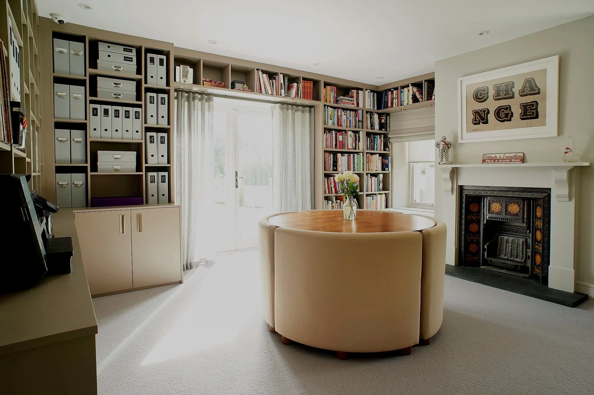 A complete fitted furniture project across bedrooms, dressing room, study and living spaces in a private North Oxfordshire residence.