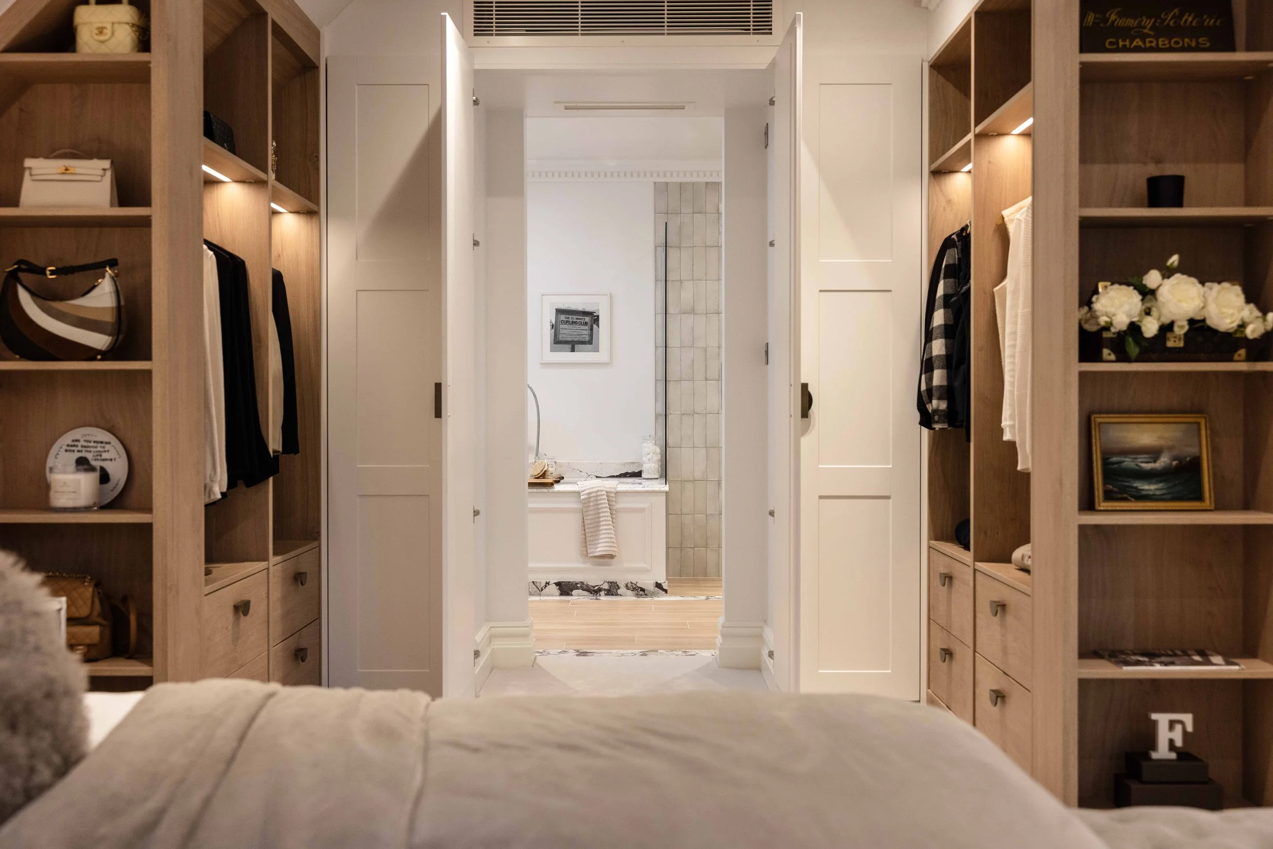 Three panelled white Shaker Doors 