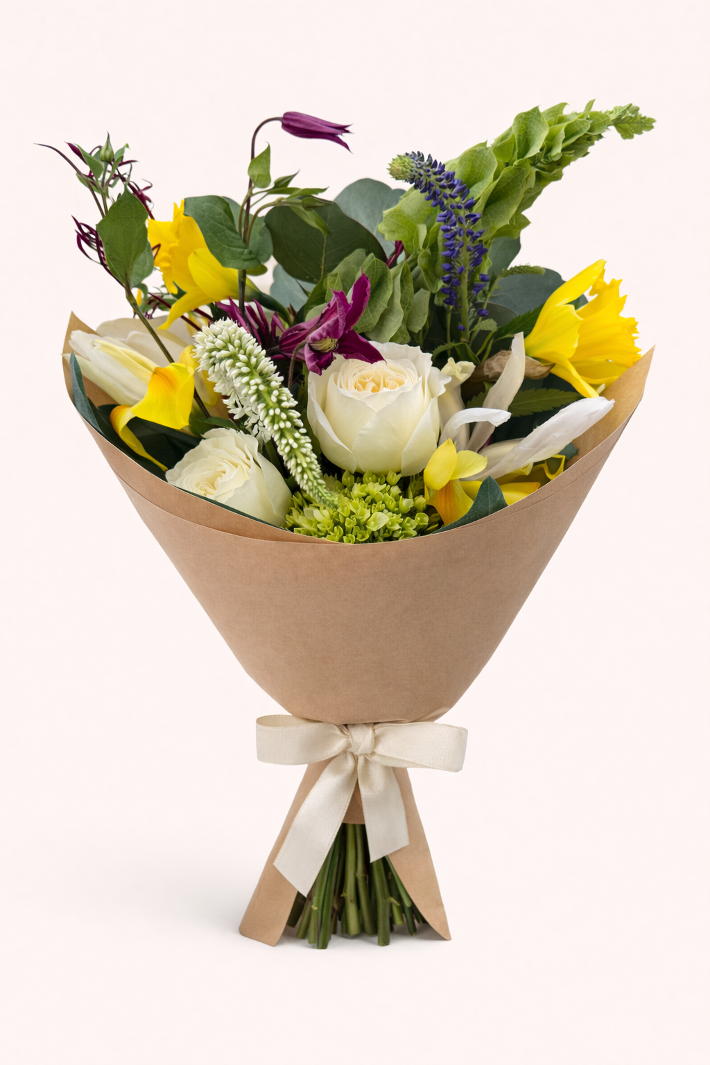 Floral bouquet in kraft paper cone.png