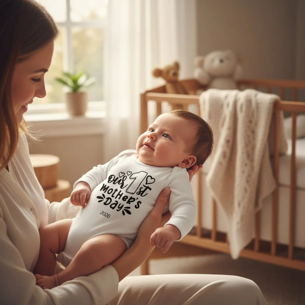 Our 1st Mother’s Day 2026 Baby Onesie