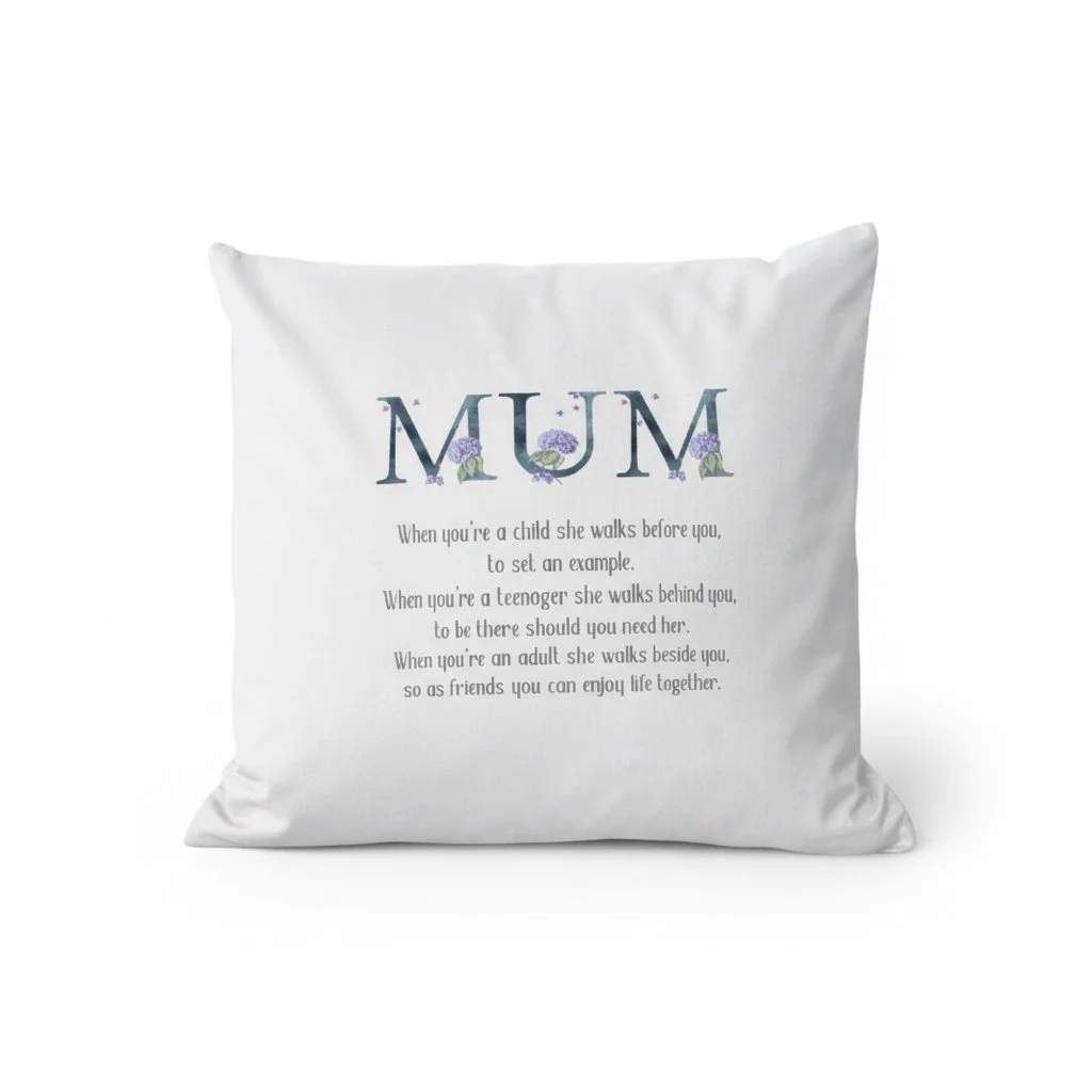 MUM Poem Cushion Cover (45cm x 45cm)