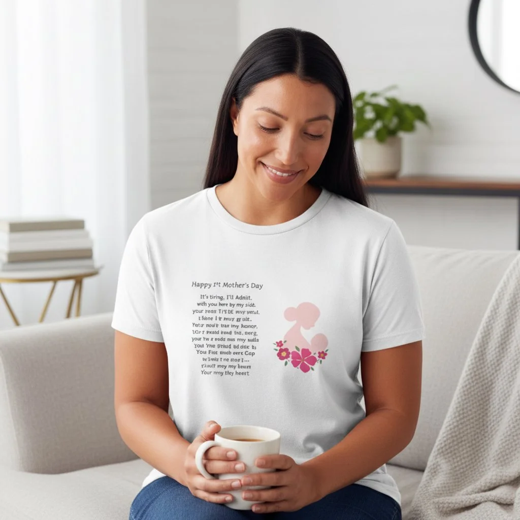 Happy 1st Mother’s Day T‑Shirt Poem