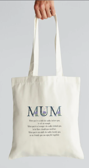 MUM Sentimental Quote Tote Bag – Meaningful Mother’s Day Gift