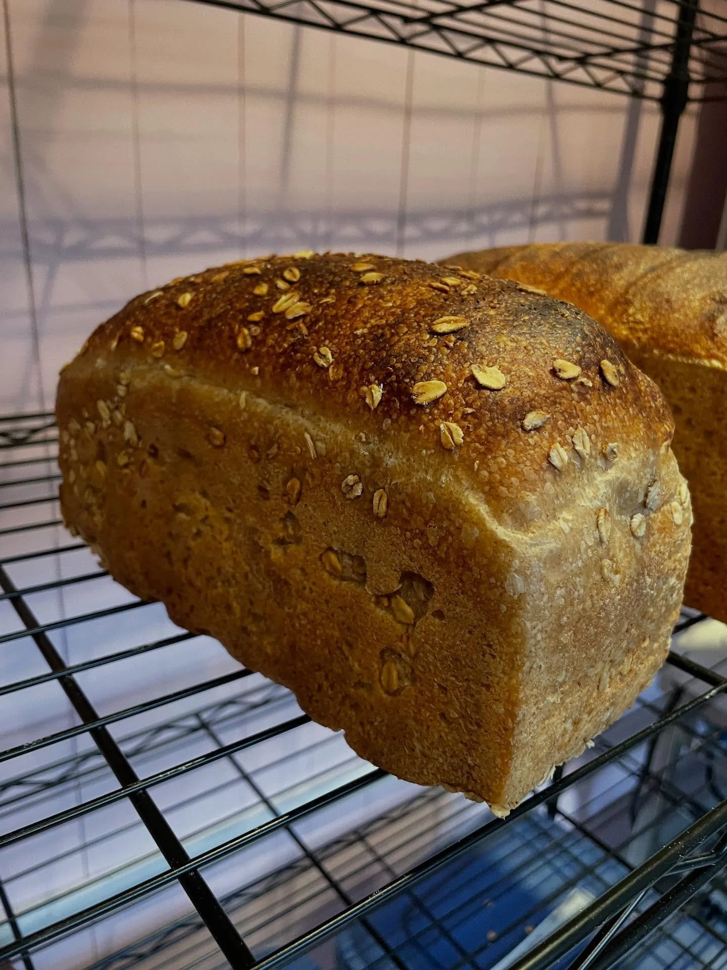 The satisfying feeling when loaves turn out and the crushing disappointment when they don&rsquo;t. Baking is a roller coaster! 🎢

#wisteriacottagesourdough #baking #sourdough #rollercoaster #life