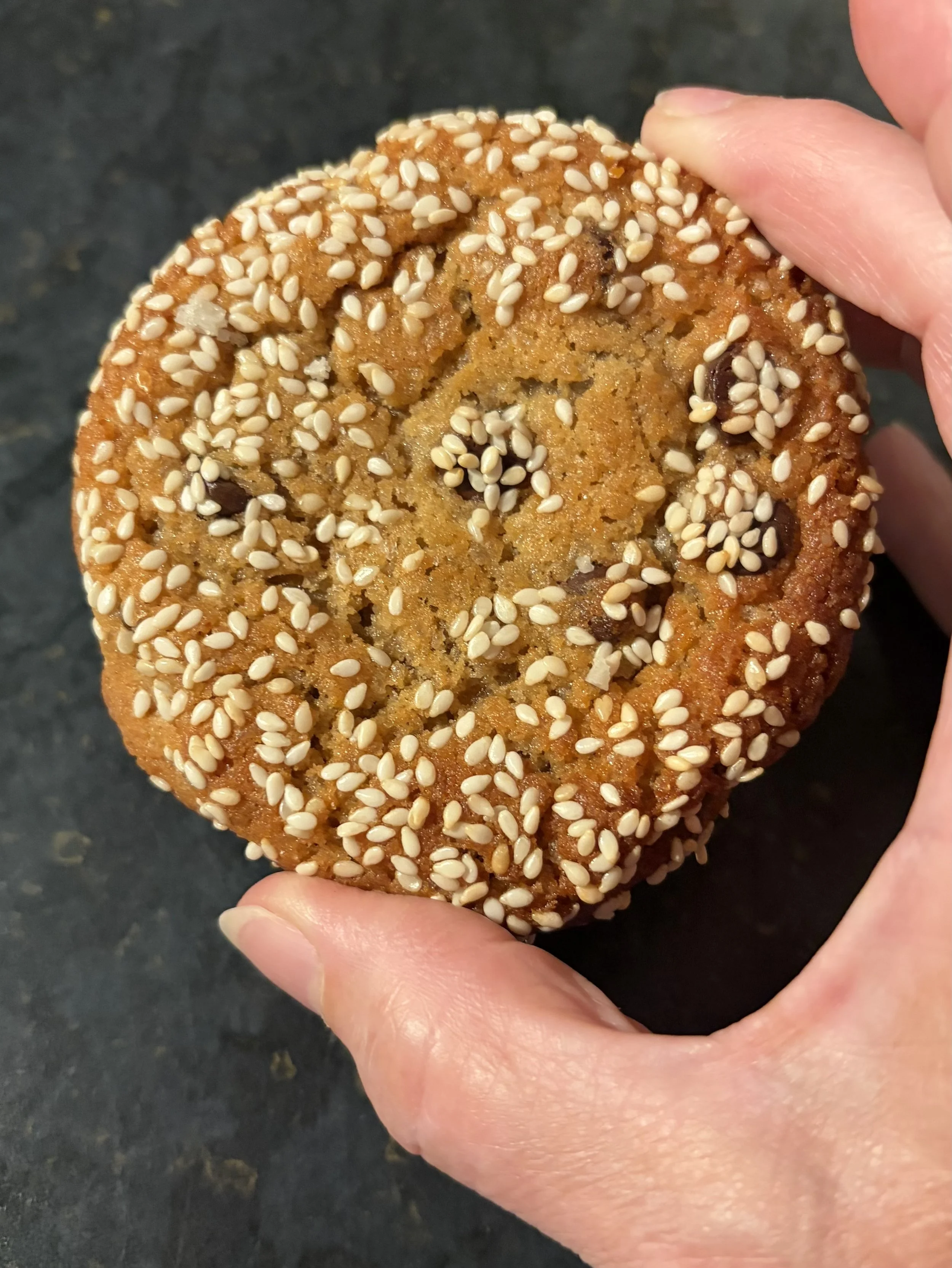 Miso Walnut & Dark Chocolate Cookies