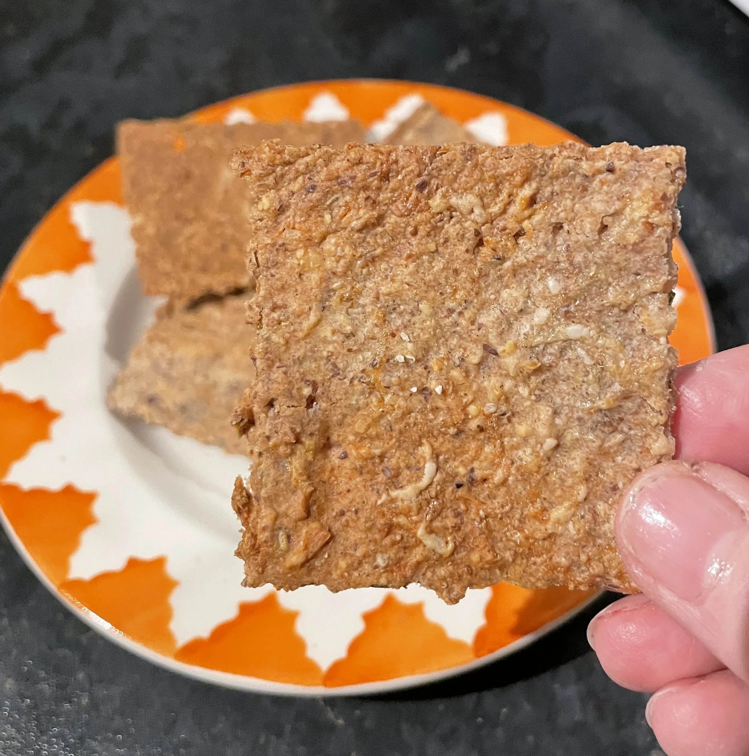 Sourdough Parmesan & Rosemary Crackers