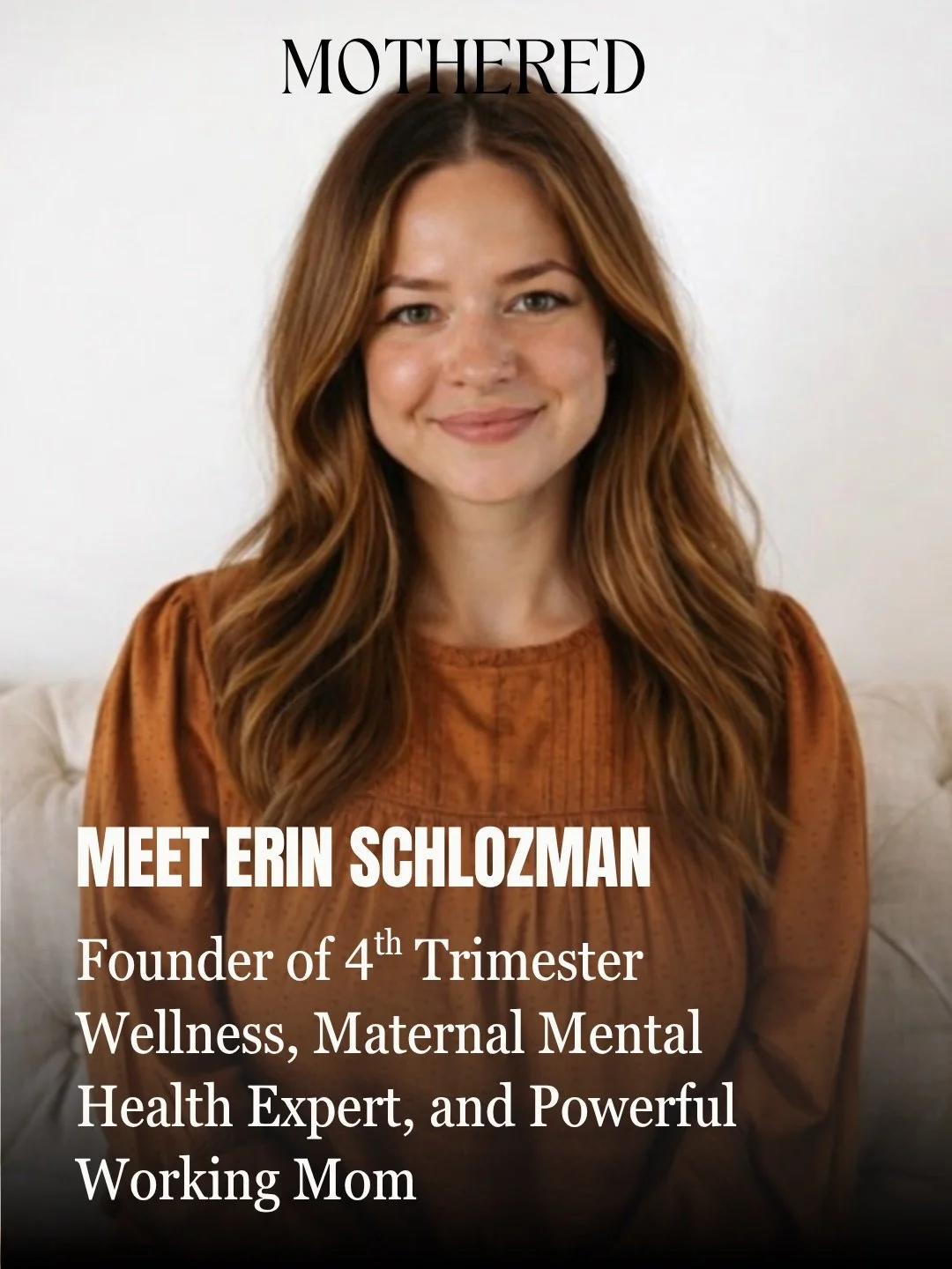 Our phenomenal cover mother of our Spring issue, Erin Schlozman of @4th.trimester.wellness 

From navigating NICU and postpartum during COVID to helping other moms navigate maternal health issues and matrescence and her new book all about rewriting w