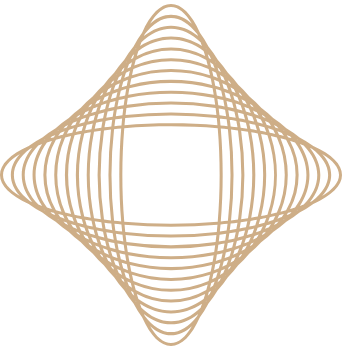 Grafische Darstellung einer 3D-Wellenform oder eines geometrischen Musters, das aus gekrümmten Linien besteht.