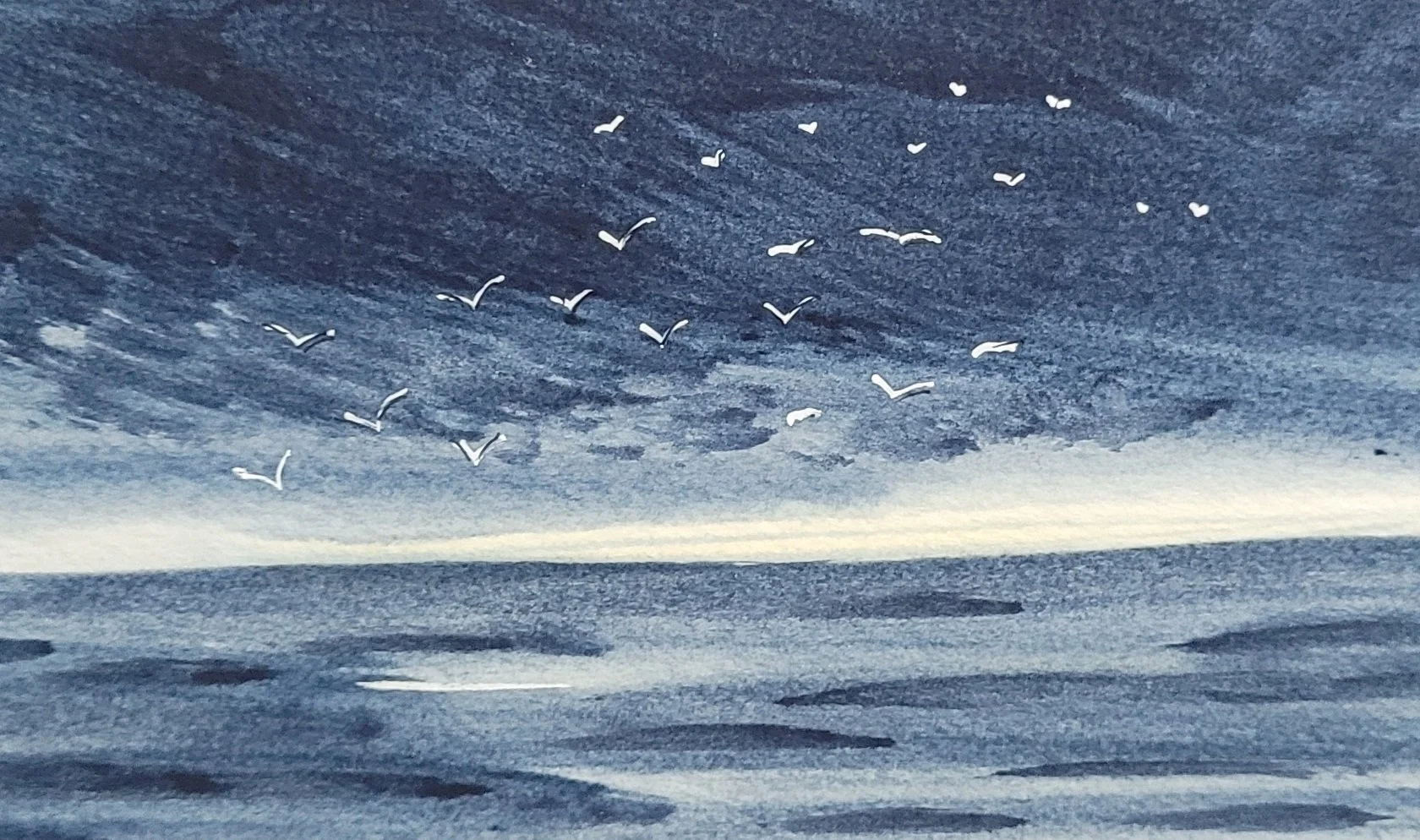 Gulls Brave the Storm II