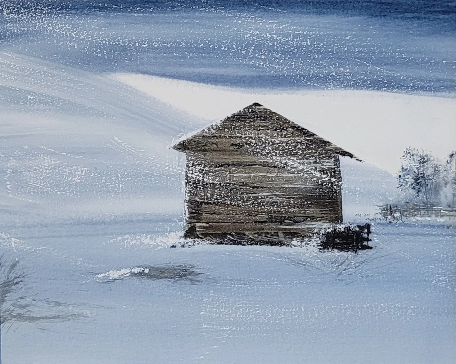 Cabin in Winter I