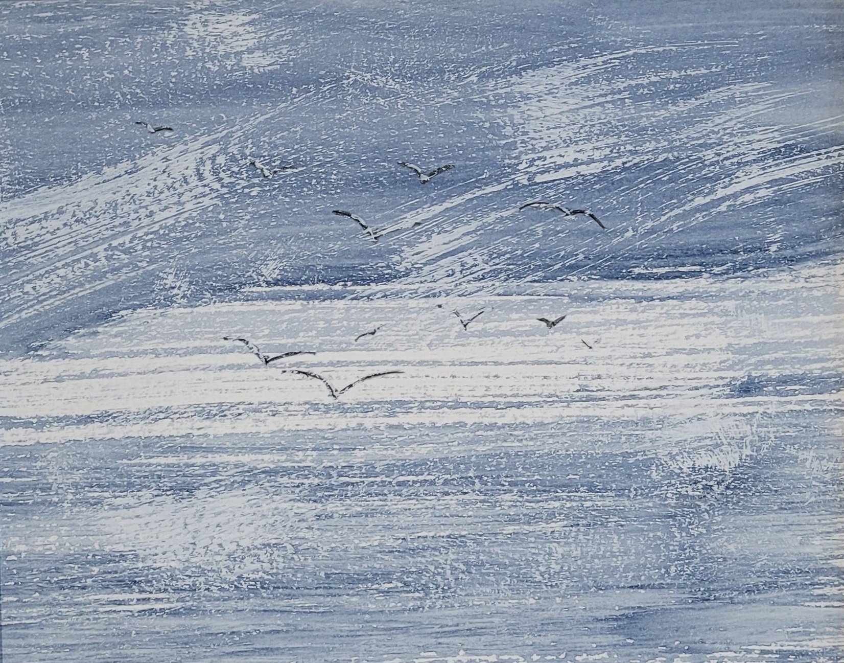 Gulls Brave the Storm I