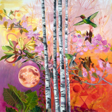  Sanctuary  
Acrylic on Canvas 
48”x 48” 
2021