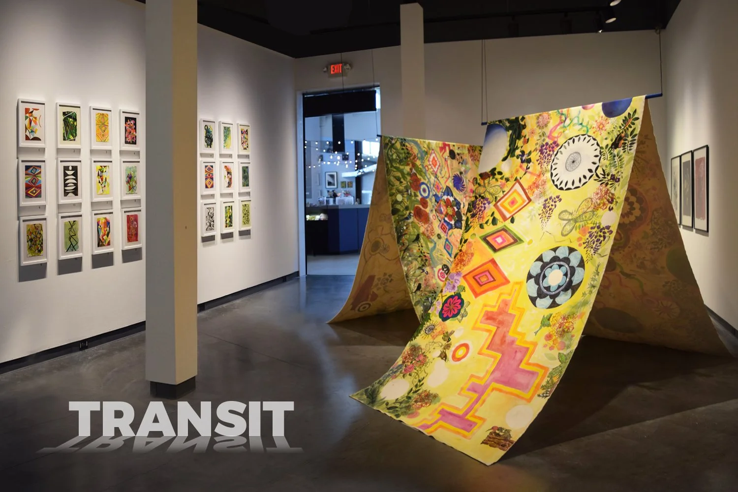  Refuge Meditation Tents 
 Works on Paper
 Transit, 2018
 Solo Exhibition at Delaware Contemporary 