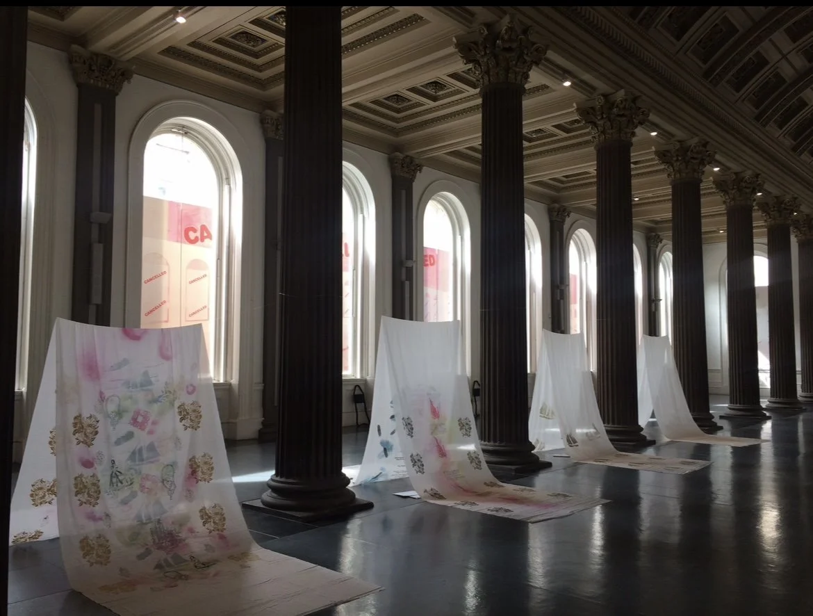  Refuge Meditation Tents 
 Gallery of Modern Art, 2017
 Glasgow, Scotland 