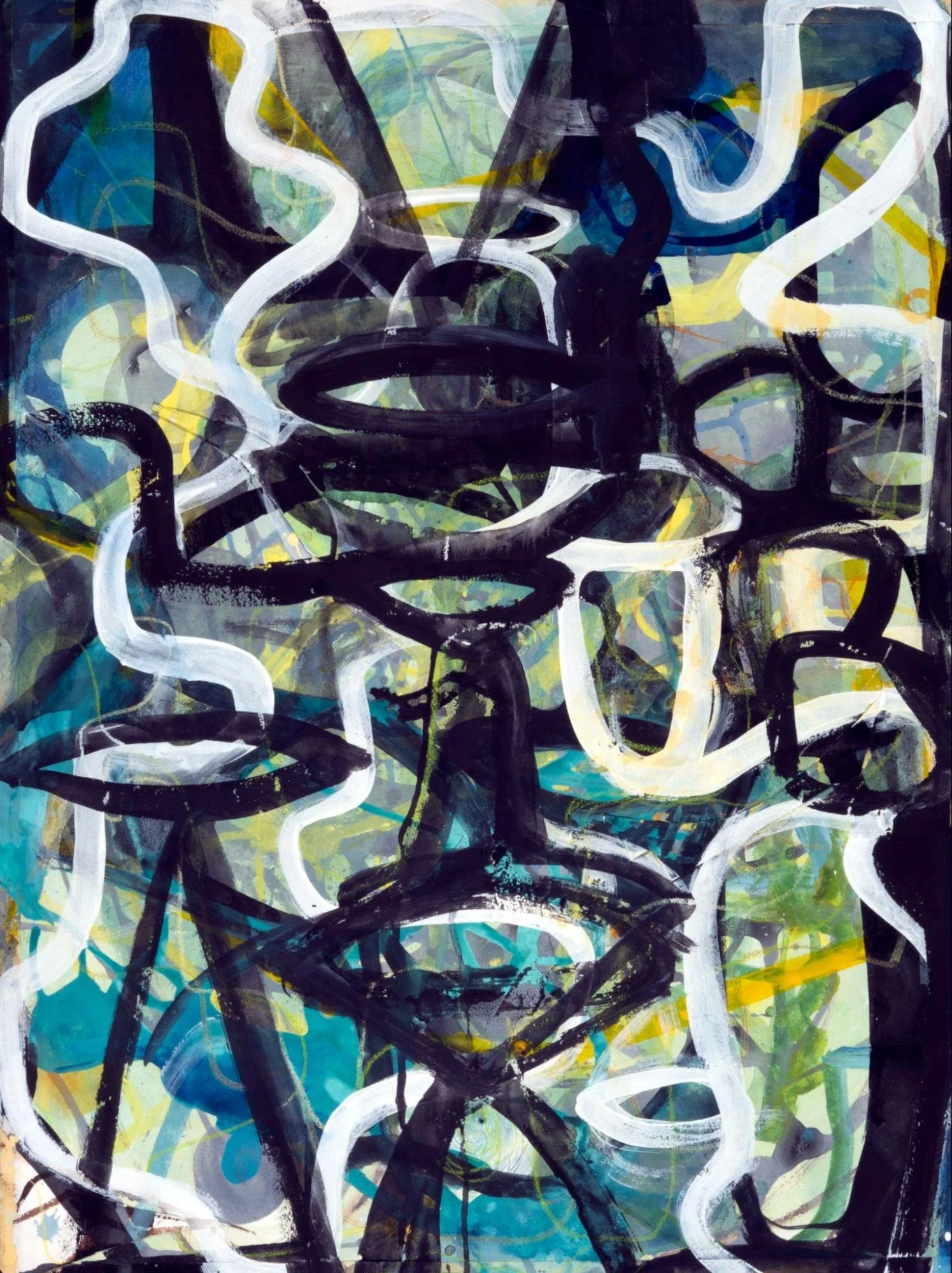  Dusk in Suffern  
Mixed Media on Paper 
22” x 30”  
2022 
