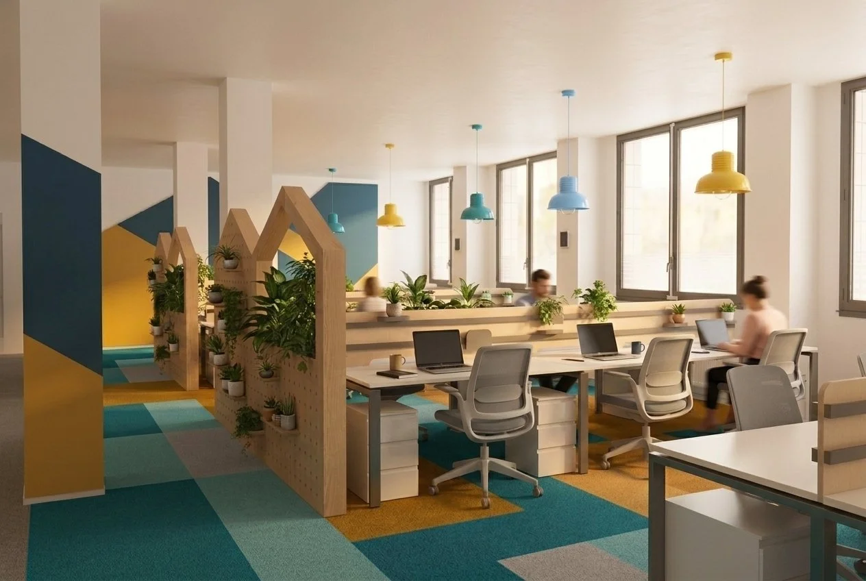 Conception d'espaces de travail et aménagement de bureaux par architecte au Pays basque