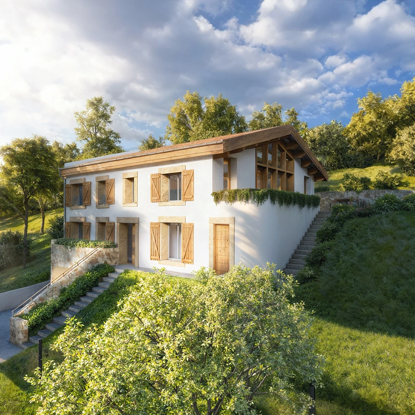 Maison ascain par l'agence d'architecture Atelier Ondra
