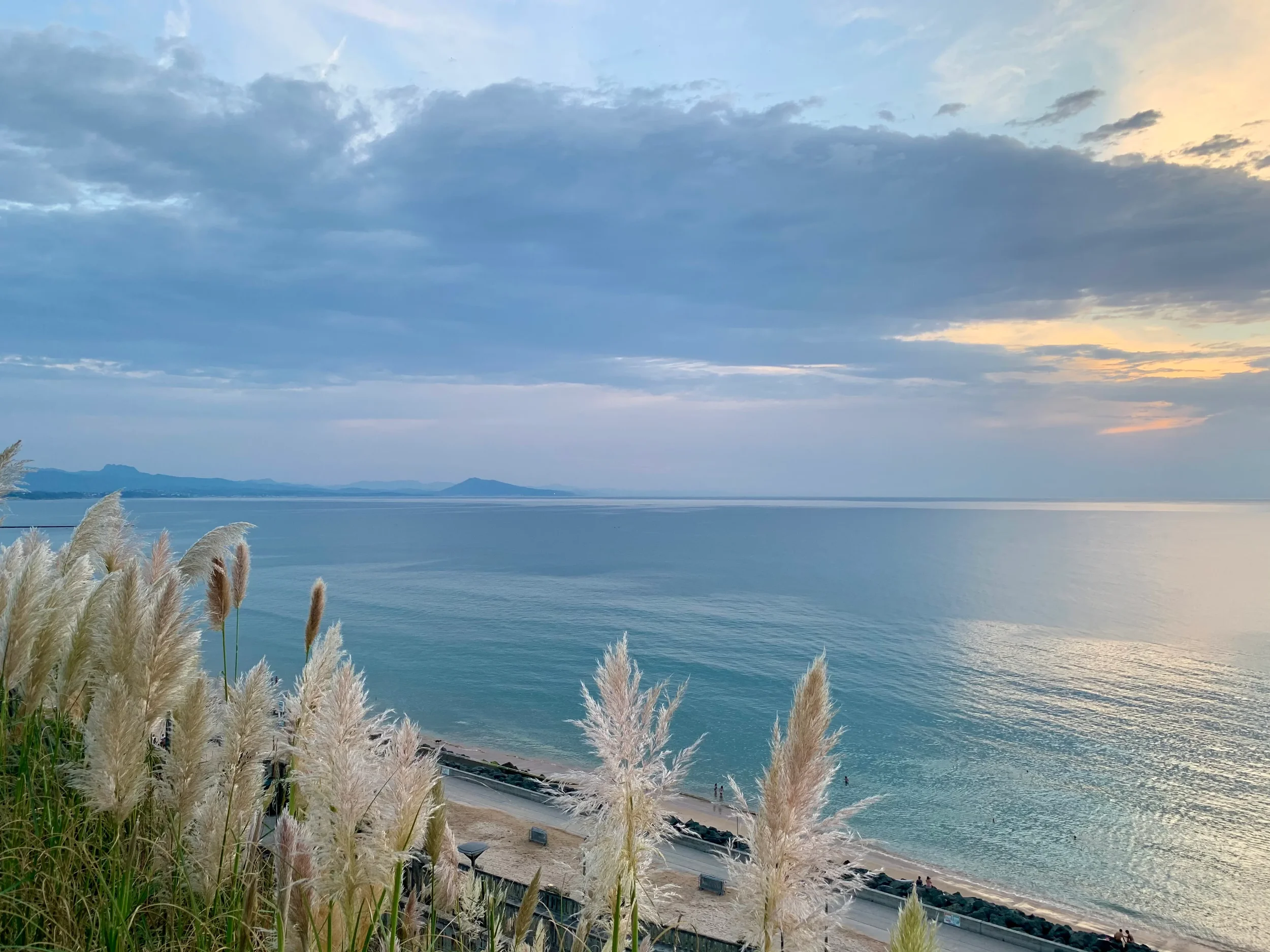 Photo de l'océan depuis Biarritz