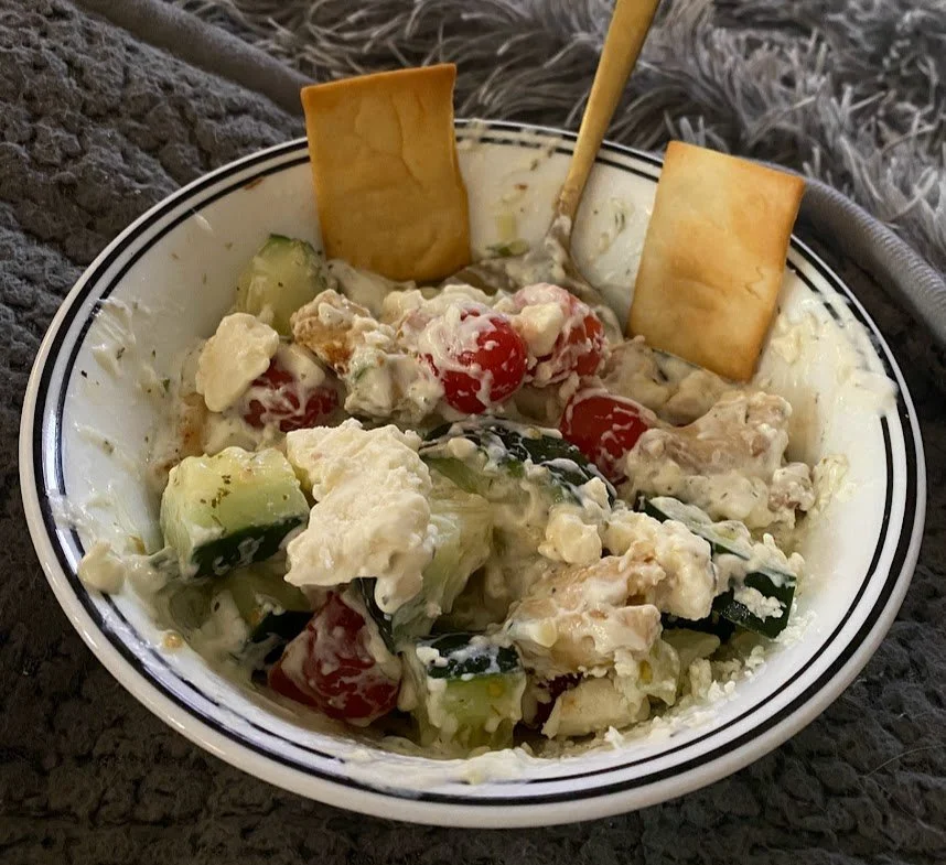 5/5 Vegetarian Greek Chick’n Bowls